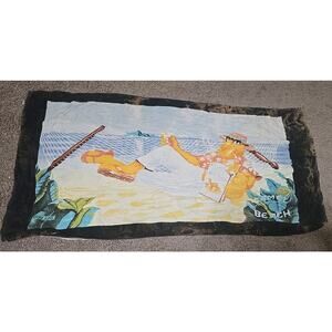 Vtg 1991 RJRTC Saab Camel Lights Cigarettes Camel Beach Joe Camel Beach Towel